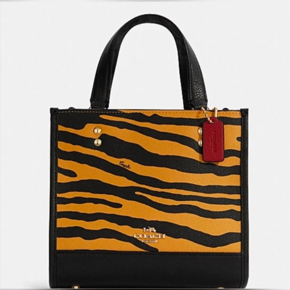COACH Dempsey Tote 22 Tiger Year Special Edition - Picture 3 of 6